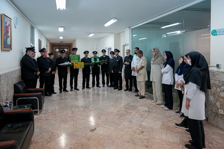Photos: Presence of servants of Razavi Holy Shrine at Imam Reza Hospital
