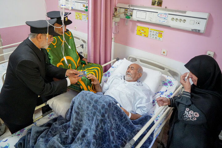 Photos: Presence of servants of Razavi Holy Shrine at Imam Reza Hospital