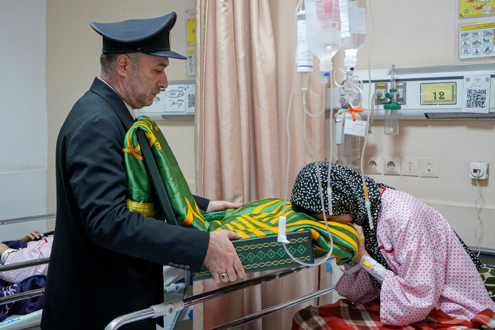 Photos: Presence of servants of Razavi Holy Shrine at Imam Reza Hospital