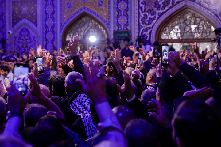 Photos: Iraqi Mawkib owners visit Imam Reza Holy Shrine