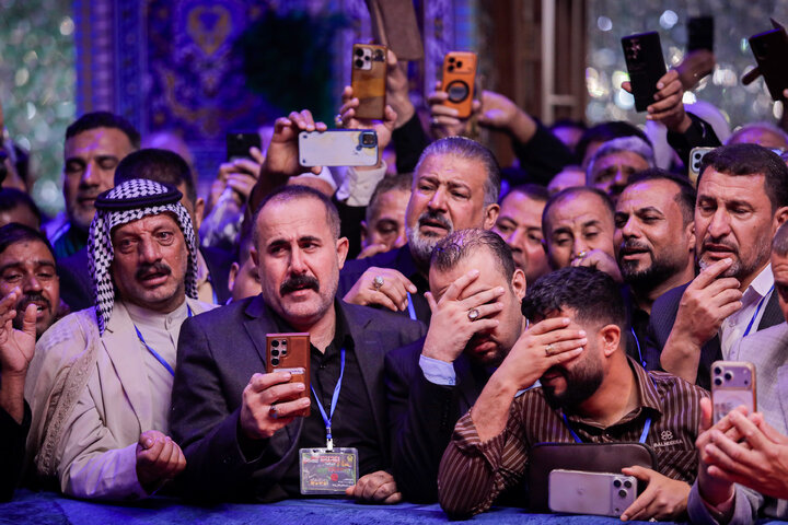Photos: Iraqi Mawkib owners visit Imam Reza Holy Shrine