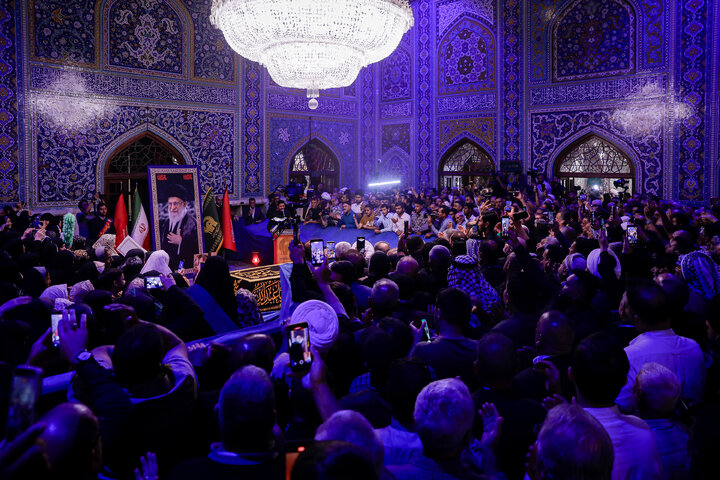 Photos: Iraqi Mawkib owners visit Imam Reza Holy Shrine