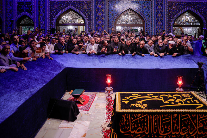 Photos: Iraqi Mawkib owners visit Imam Reza Holy Shrine