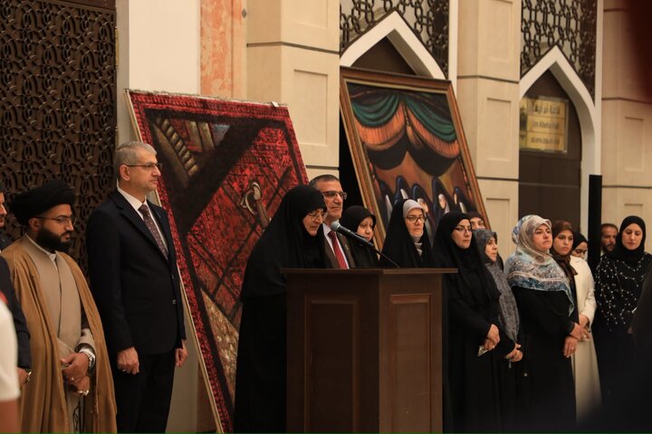 Al-Zahra Karbala University holds solidarity gathering for Azerbaijani students facing hijab restrictions