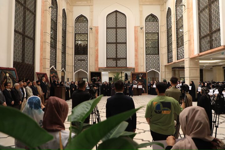 Al-Zahra Karbala University holds solidarity gathering for Azerbaijani students facing hijab restrictions