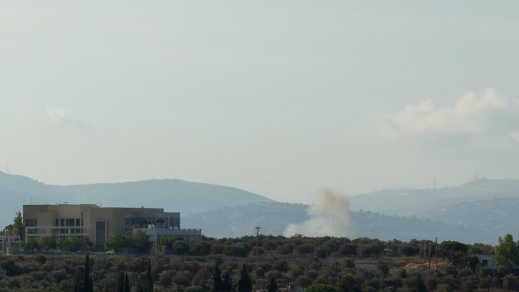 Israeli terrorist forces continue shelling and machine-gun fire across southern Lebanon