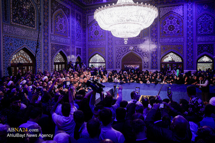 تشرف موکب داران عراقی به حرم مطهر رضوی