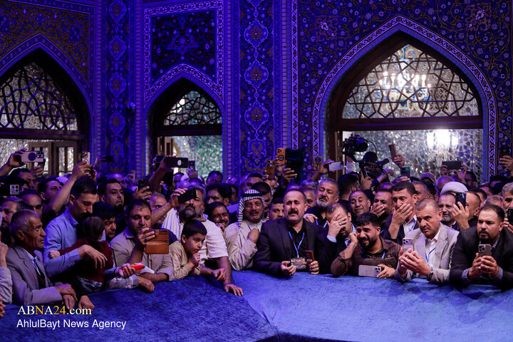 تشرف موکب داران عراقی به حرم مطهر رضوی