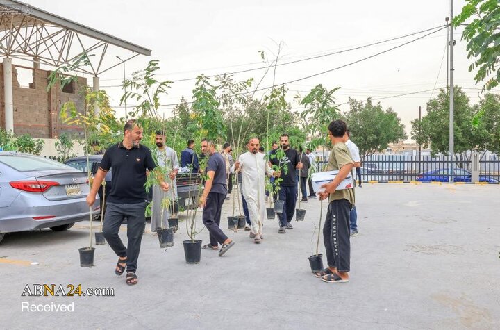 توزیع ۳۰ هزار نهال در پویش درخت‌کاری آستان مقدس علوی