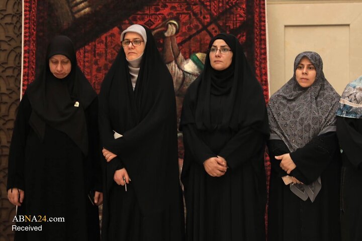 تجمع همبستگی دانشگاه الزهرا(س) کربلا در حمایت از دانشجویان محجبه آذربایجان