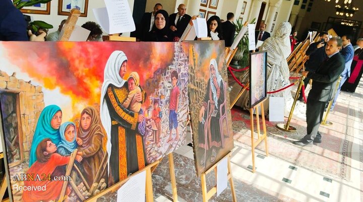 بزرگداشت قربانیان نسل‌کشی فلسطینیان در مقر اتحادیه عرب