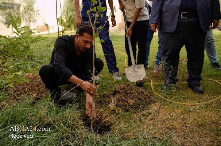 Foto / Hz. Ali Türbesi (Astan-ı Mukaddes-i Alevi) Ağaç Dikme Kampanyasında 30 Bin Fidan Dağıtıldı