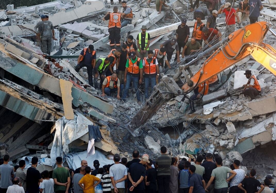 Palestinian man killed as war-damaged house collapses in Gaza