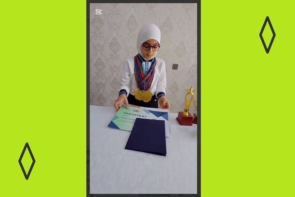 Video / Təhsillə bağlı onlarla qızıl medal və kuboklar qazanan Hicablı şagird təhsildən məhrum edildiyi üçün hüquqların tələb edir