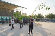 Photos: Distribution of 30,000 saplings in tree-planting campaign of Alawi Holy Shrine