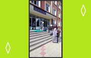 Видео \ Хачмаз рајон Көһнә Хачмаз Кәндинин орта мәктәбиндә Һиҹаблы шаҝирдләри мәктәбдә тәһсил алмаға гојмурлар