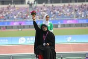 Vidéo | Athéna Mohammadiha remporte l’argent aux Jeux paralympiques asiatiques de Nagoya en montant sur le podium en tchador