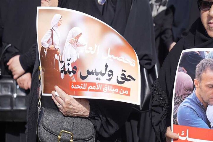 تقرير مصور/ جانب من حضور وقفة تضامنية للسيدات بلبنان تضامنا مع المحجبات في أذربيجان