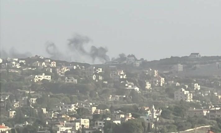 Israeli attacks target multiple areas in southern Lebanon