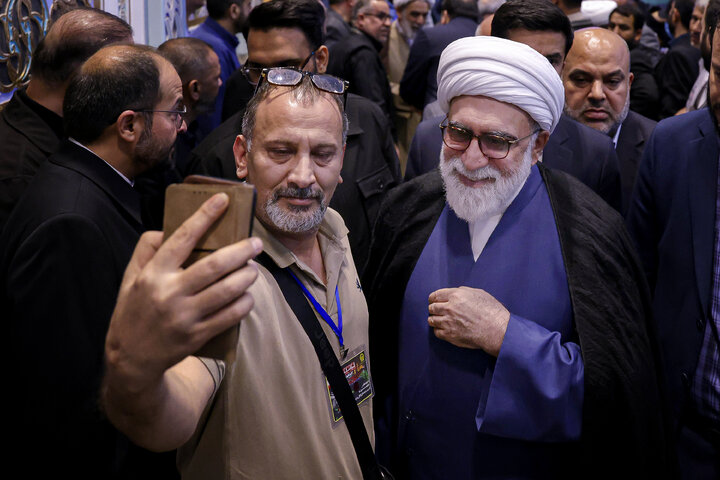 Photos: Ceremony honoring Hussaini Mawkibs at Razavi Holy Shrine