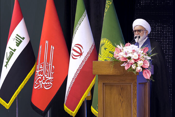 Photos: Ceremony honoring Hussaini Mawkibs at Razavi Holy Shrine