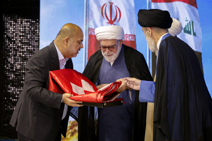 Photos: Ceremony honoring Hussaini Mawkibs at Razavi Holy Shrine