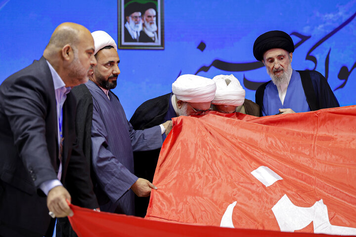 Photos: Ceremony honoring Hussaini Mawkibs at Razavi Holy Shrine