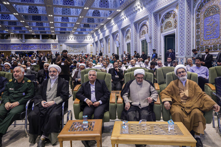 Photos: Ceremony honoring Hussaini Mawkibs at Razavi Holy Shrine