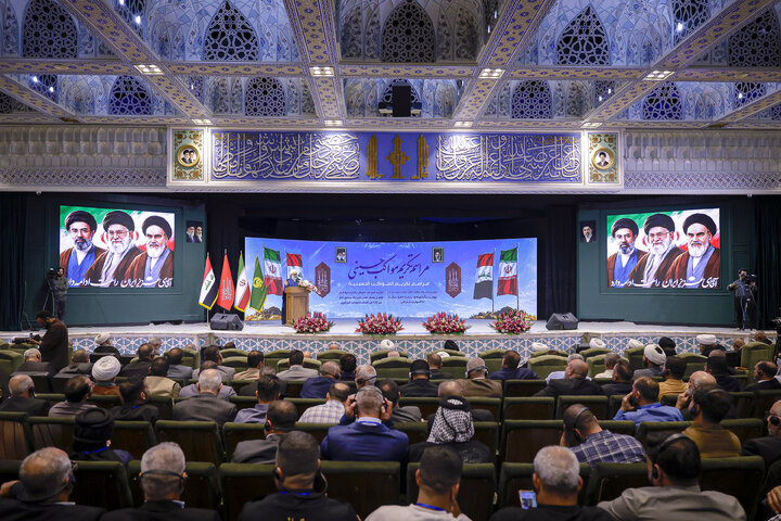 Photos: Ceremony honoring Hussaini Mawkibs at Razavi Holy Shrine