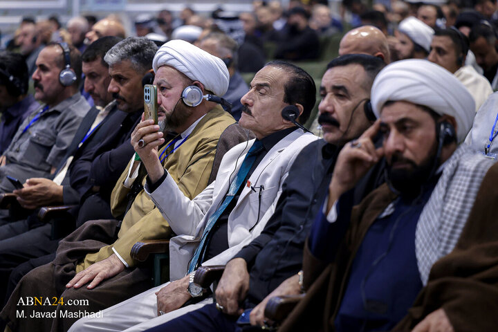 مراسم تکریم مواکب حسینی در حرم مطهر رضوی