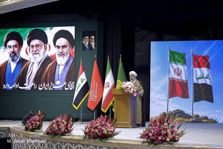 مراسم تکریم مواکب حسینی در حرم مطهر رضوی