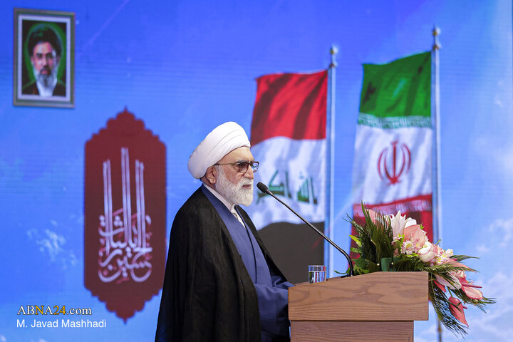 مراسم تکریم مواکب حسینی در حرم مطهر رضوی