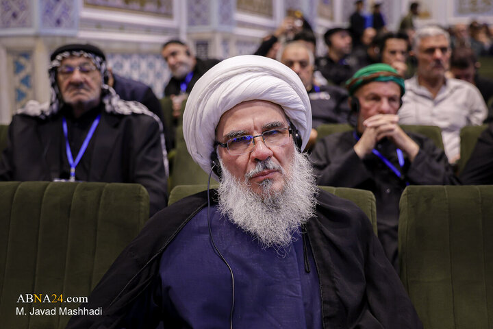 مراسم تکریم مواکب حسینی در حرم مطهر رضوی