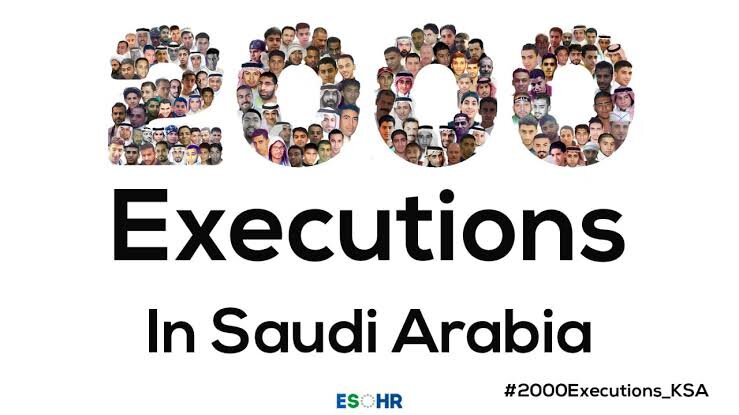 Rights report cites more than 2,000 executions under Saudi regime leadership
