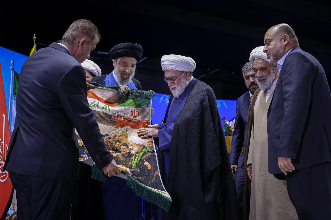 Photos: Ceremony honoring Hussaini Mawkibs at Razavi Holy Shrine