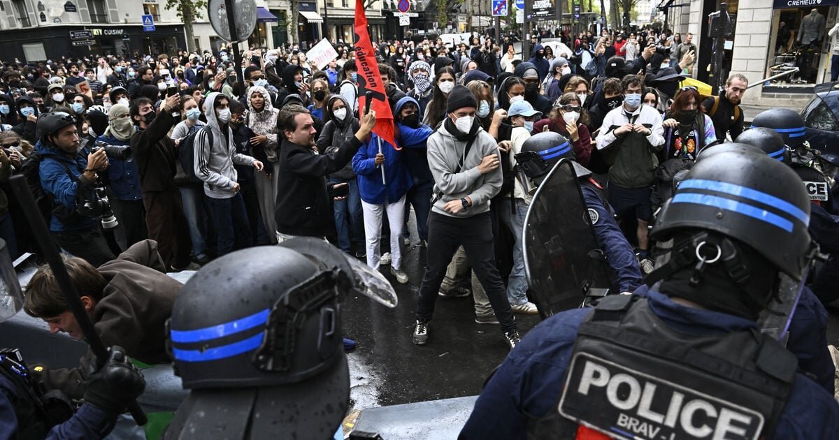 Macron Blamed for Rising Poverty as Student Protests Spread Across France