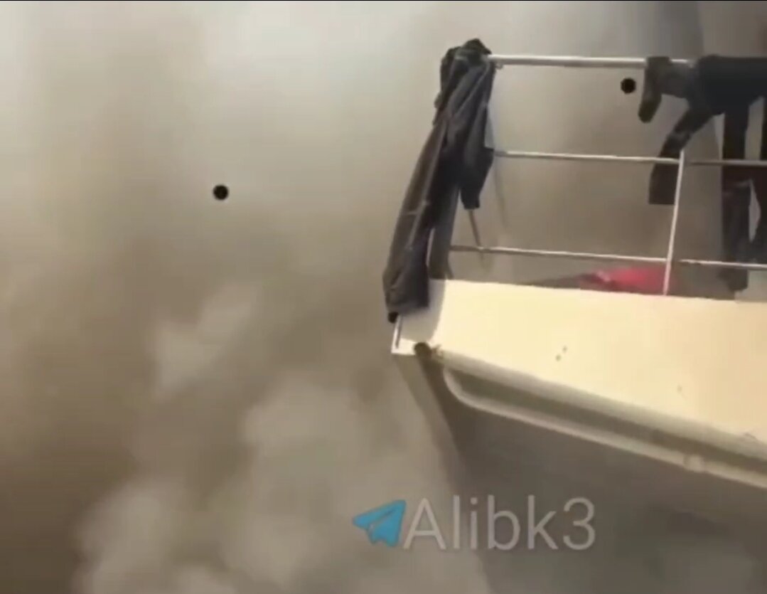 Video| Ang sandali ng pag-target sa isang barko