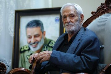 پدر شهید سپهبد سیدعبدالرحیم موسوی به فرزند شهیدش پیوست