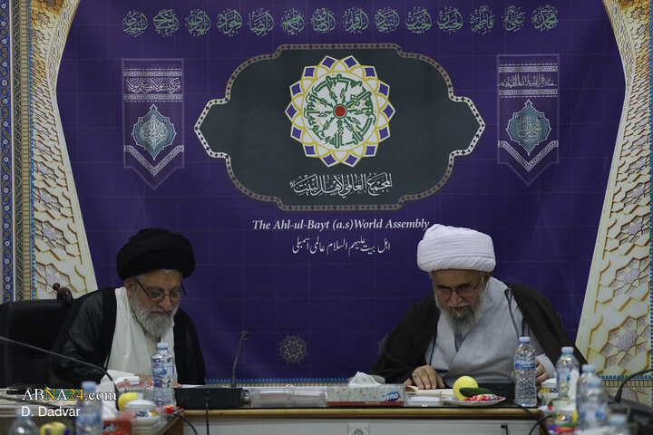 دیدار مدیران و معاونان مؤسسه الذریه النبویه با دبیرکل مجمع جهانی اهل‌بیت(ع)