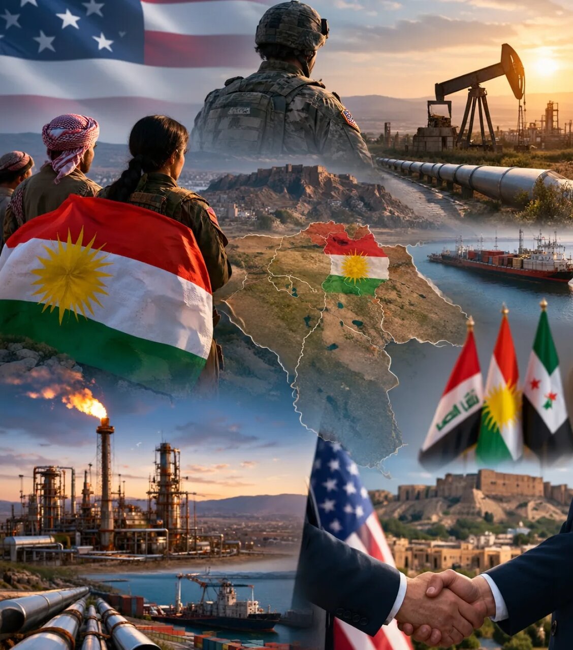 Encamên girêdayîbûna Kurdên bi hêzên derve re