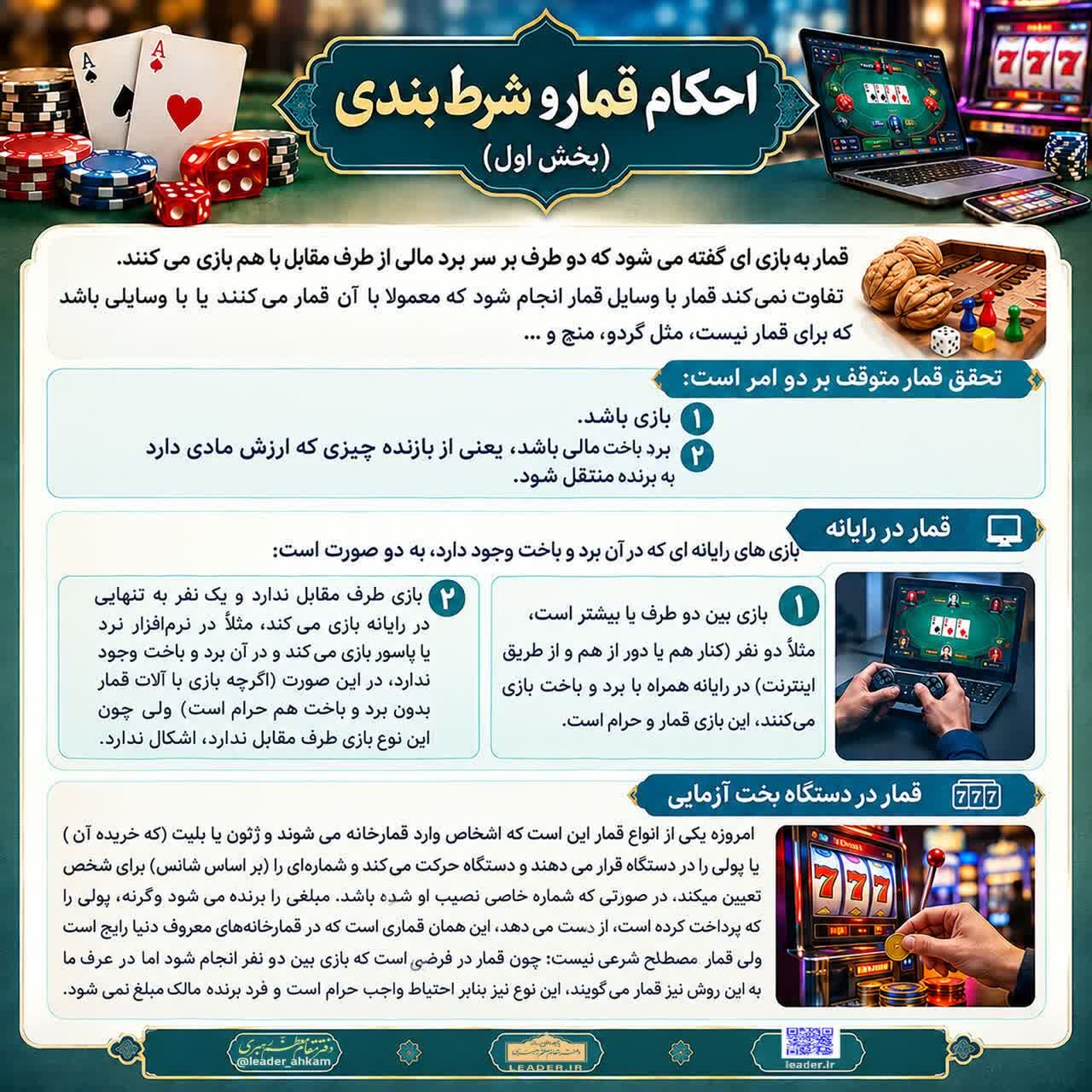 از پاسور تا بازی‌های آنلاین؛ مرز شرعی قمار کجاست؟