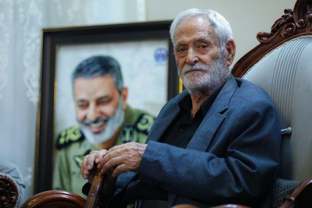 پدر شهید سپهبد سیدعبدالرحیم موسوی به فرزند شهیدش پیوست