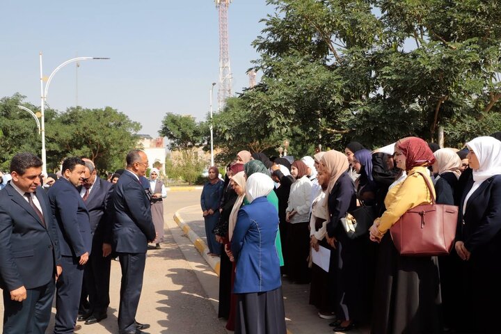 تقرير مصور/ وقفة احتجاجية لجامعة الأنبار العراقية رفضاً لحظر الحجاب في أذربيجان
