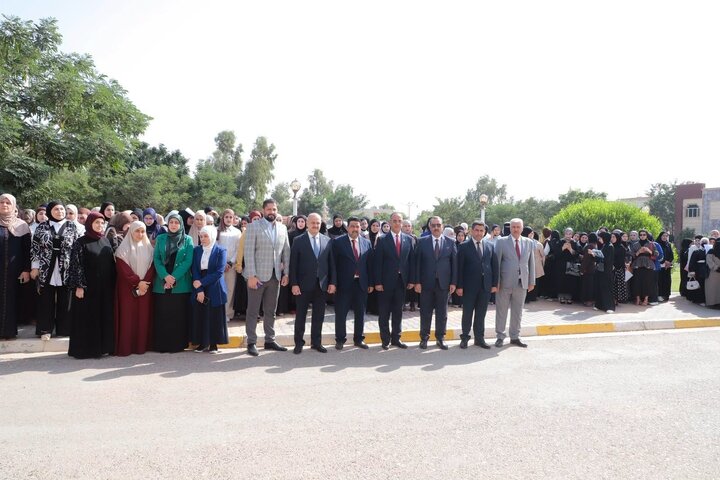 تقرير مصور/ وقفة احتجاجية لجامعة الأنبار العراقية رفضاً لحظر الحجاب في أذربيجان