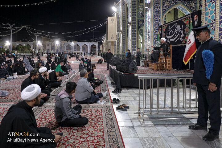 مراسم عزاداری به مناسبت ایام فاطمیه در حرم مطهر رضوی