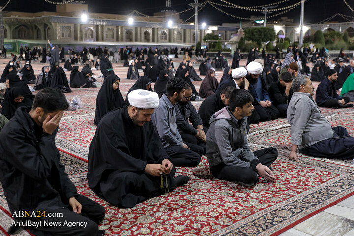 مراسم عزاداری به مناسبت ایام فاطمیه در حرم مطهر رضوی