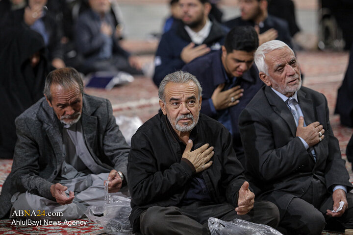 مراسم عزاداری به مناسبت ایام فاطمیه در حرم مطهر رضوی