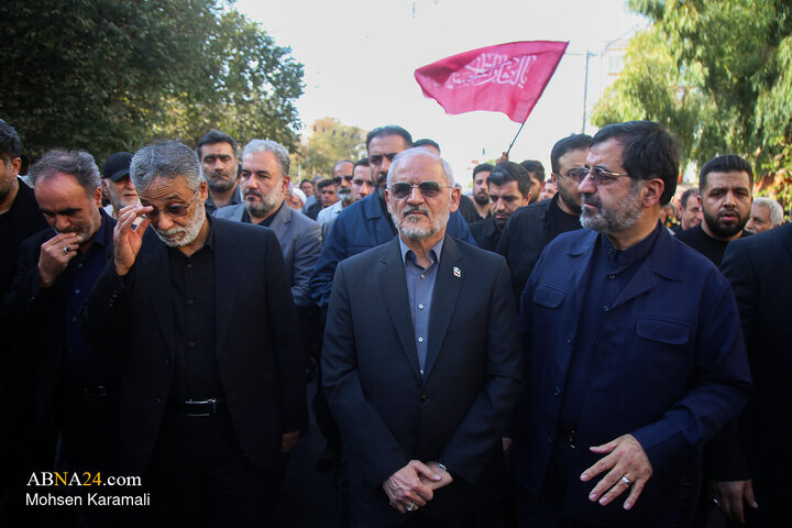 تشییع پیکر پدر شهید سپهبد سید عبدالرحیم موسوی