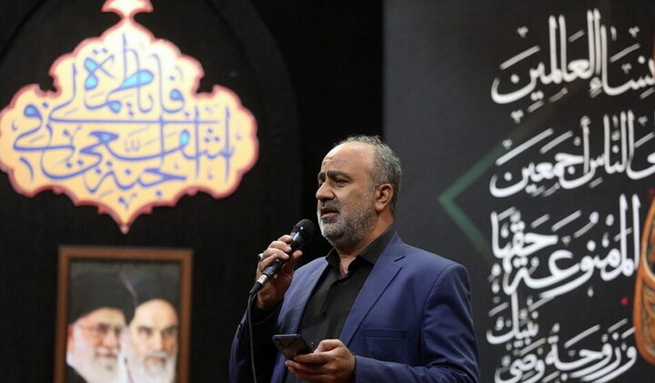 محفل عزاداری شب نخست ایام فاطمیه در حرم مطهر فاطمه ثانی(س)