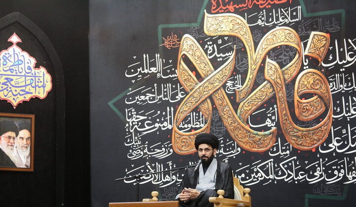 محفل عزاداری شب نخست ایام فاطمیه در حرم مطهر فاطمه ثانی(س)